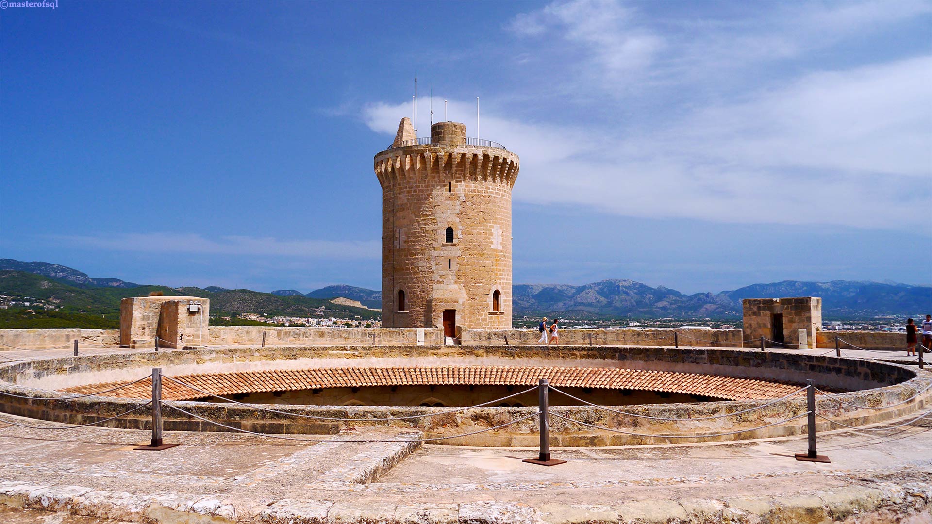 Замок Бельвер, Пальма на Майорке, Испания (Castell de Bellver, Palma de Mallorca, Spain)