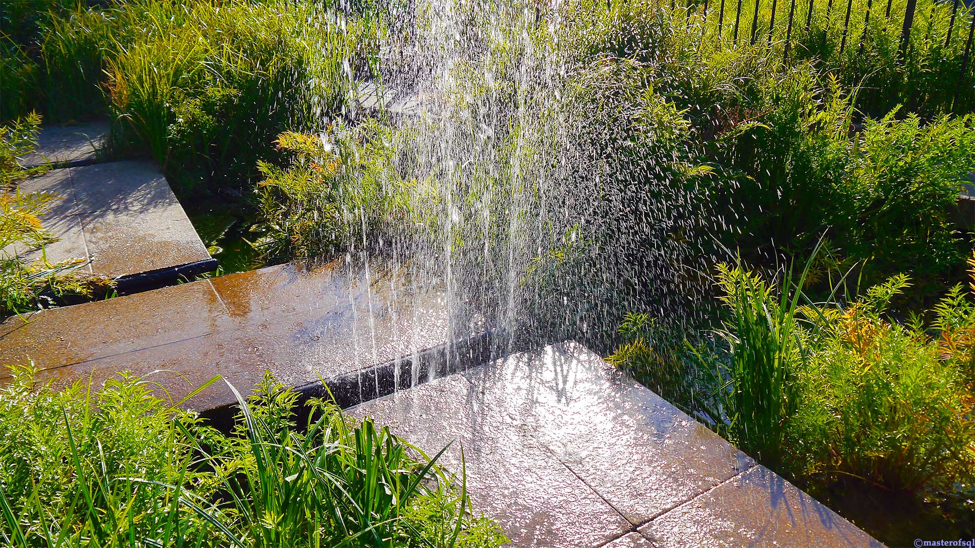 Водный лабиринт, Замок Хивер (Water maze, Hever Castle)